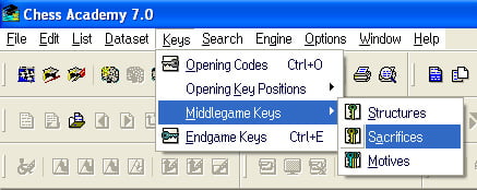 middlegame keys sacrifices