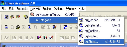search in database by shape tutorial