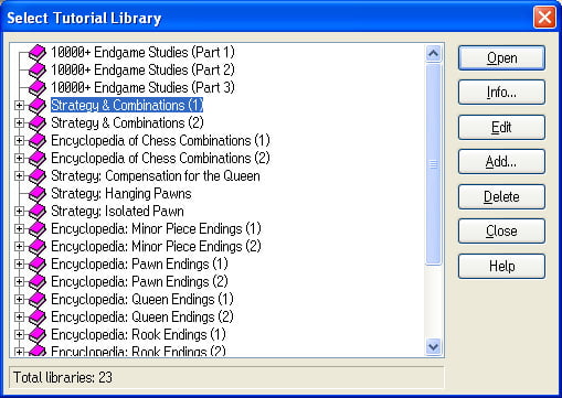 Tutorial program - Chess Academy Software & Book Publisher