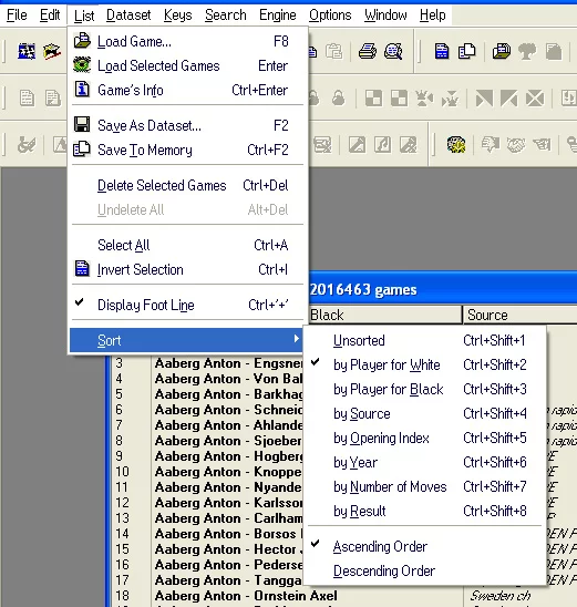 Sortings 5 sort player white