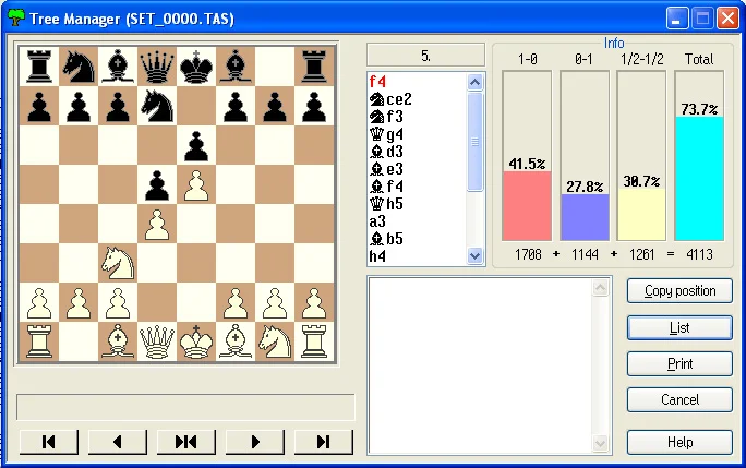 Datasets 12 tree manager dialog window